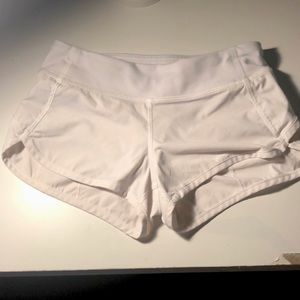 Ivviva (baby lululemon) white shorts